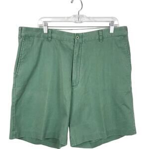 NORTH RIVER OUTFITTER Men Shorts Cotton Green Outdoors Casual 8.25in 38 NRO NEW